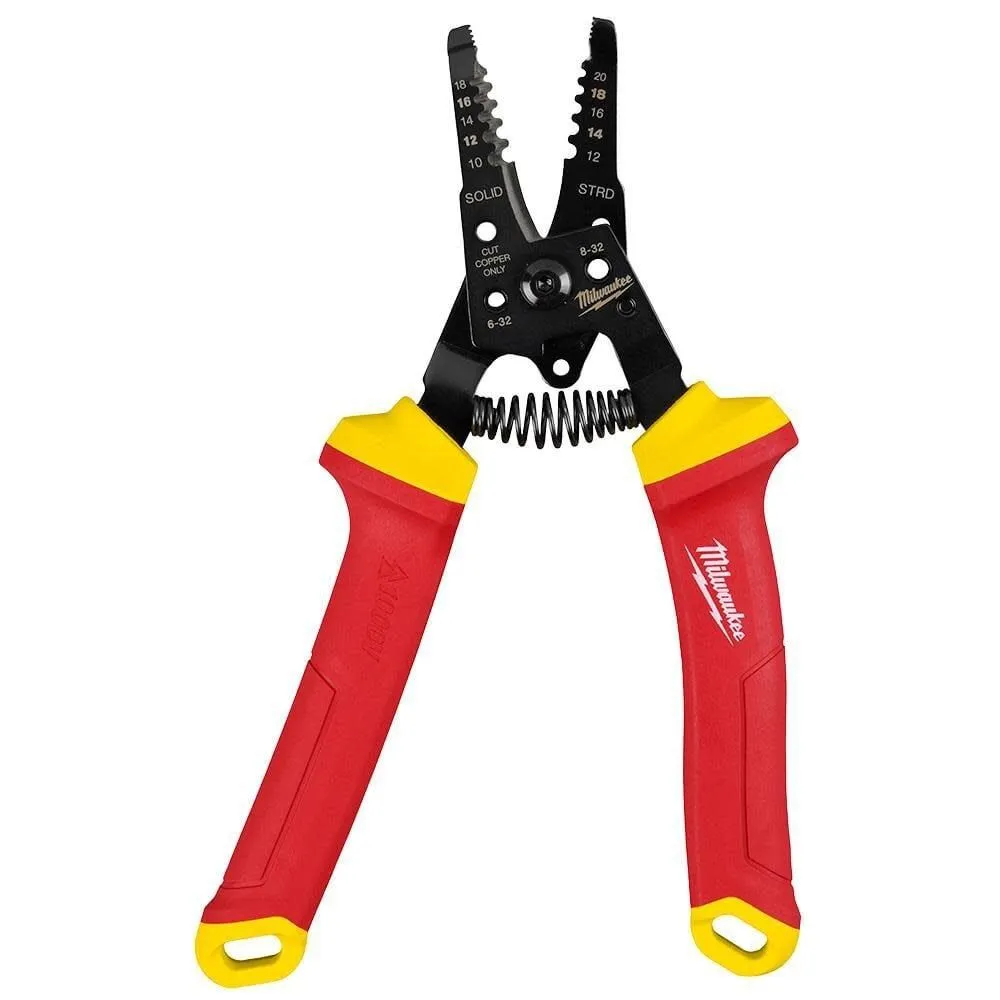 Milwaukee 48-22-2214 Pince à dénuder et coupe-fil isolée 1000 V, 10-20 AWG