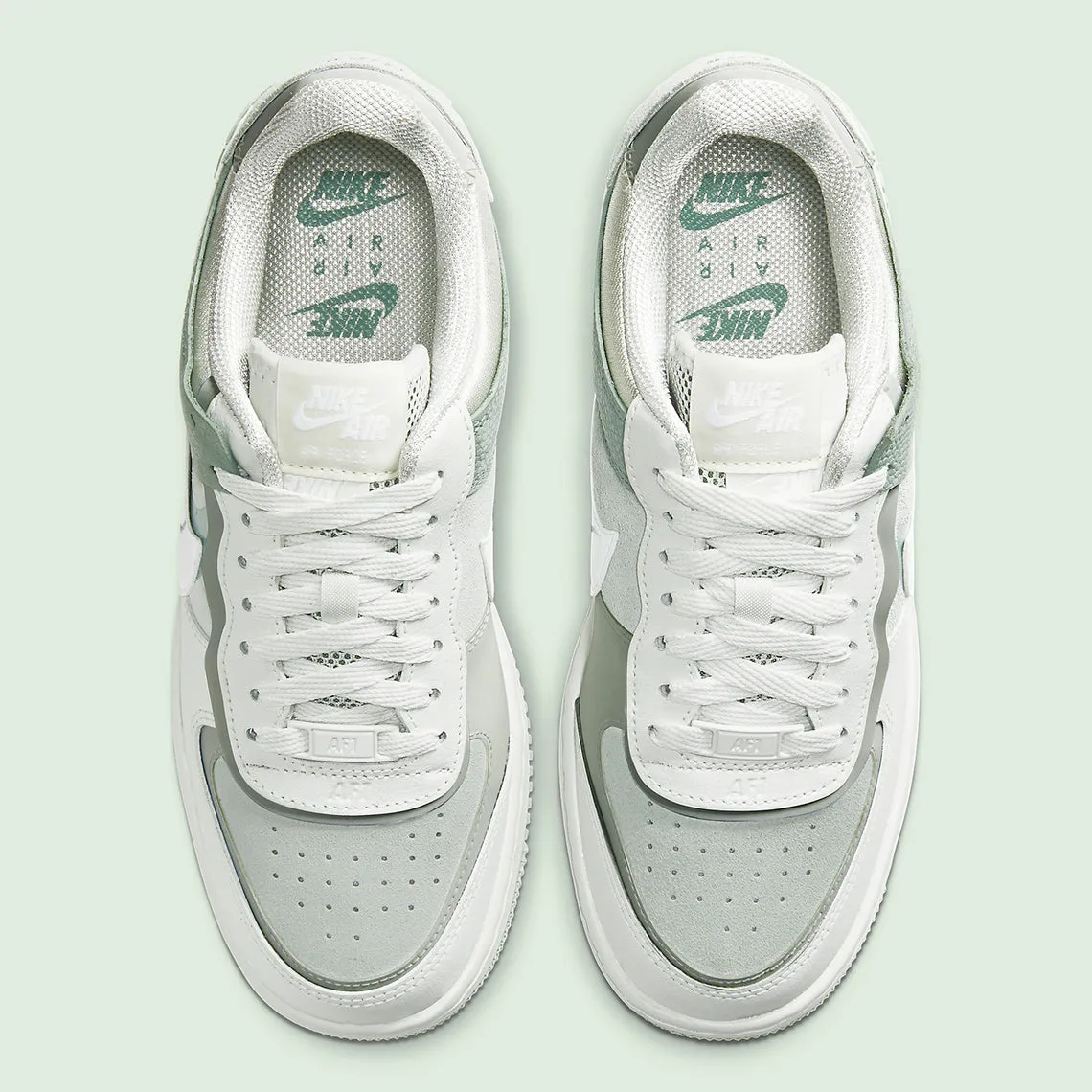 Nike Air Force 1 Shadow Spruce Aura White