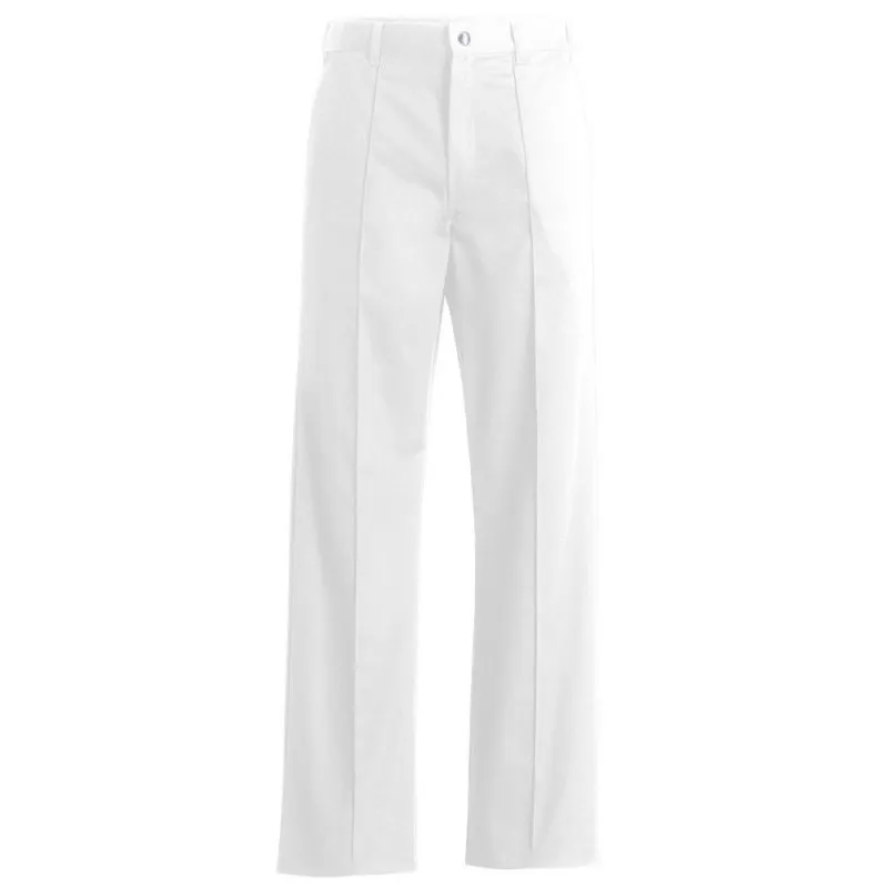 Pantalon droit avec pinces 3 poches braguette zippée 65-35 polycoton 245 grs-m2 Essential homme Alexandra