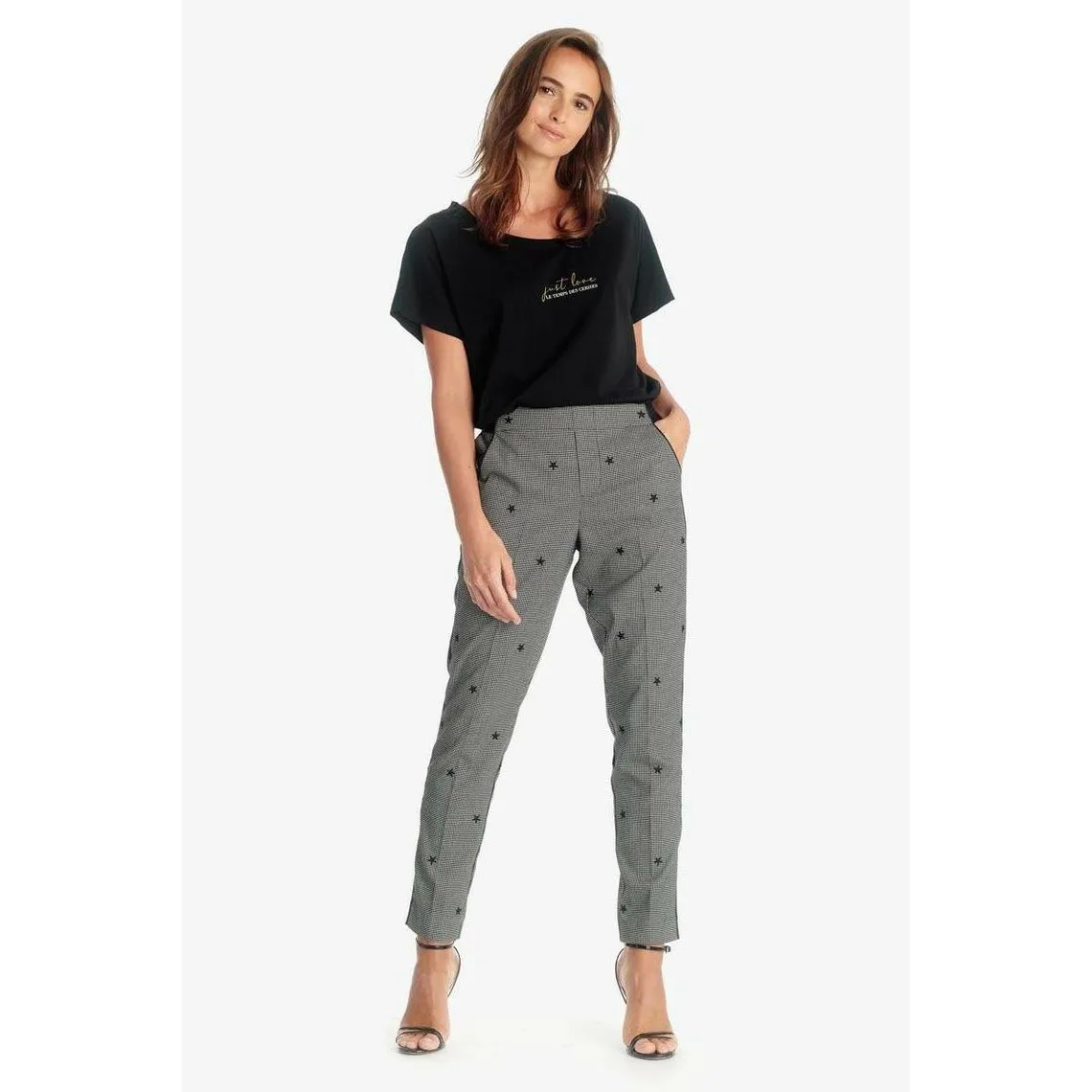Pantalon droit ELEA noir | 3 Suisses
