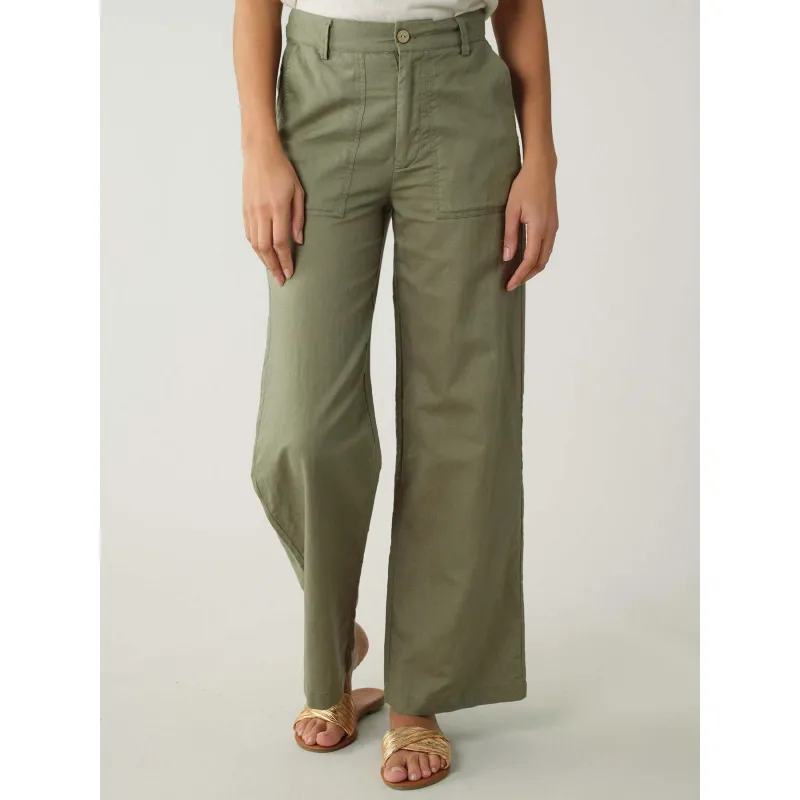 Pantalon droit fluide raffy noir femme - Only | wimod