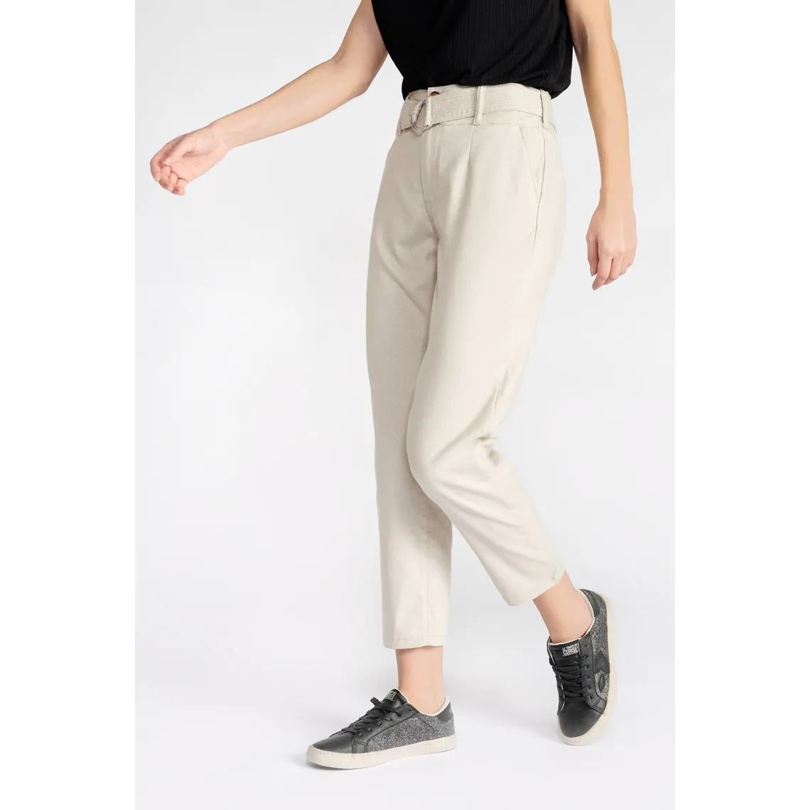 Pantalon droit SERENALU blanc | 3 Suisses
