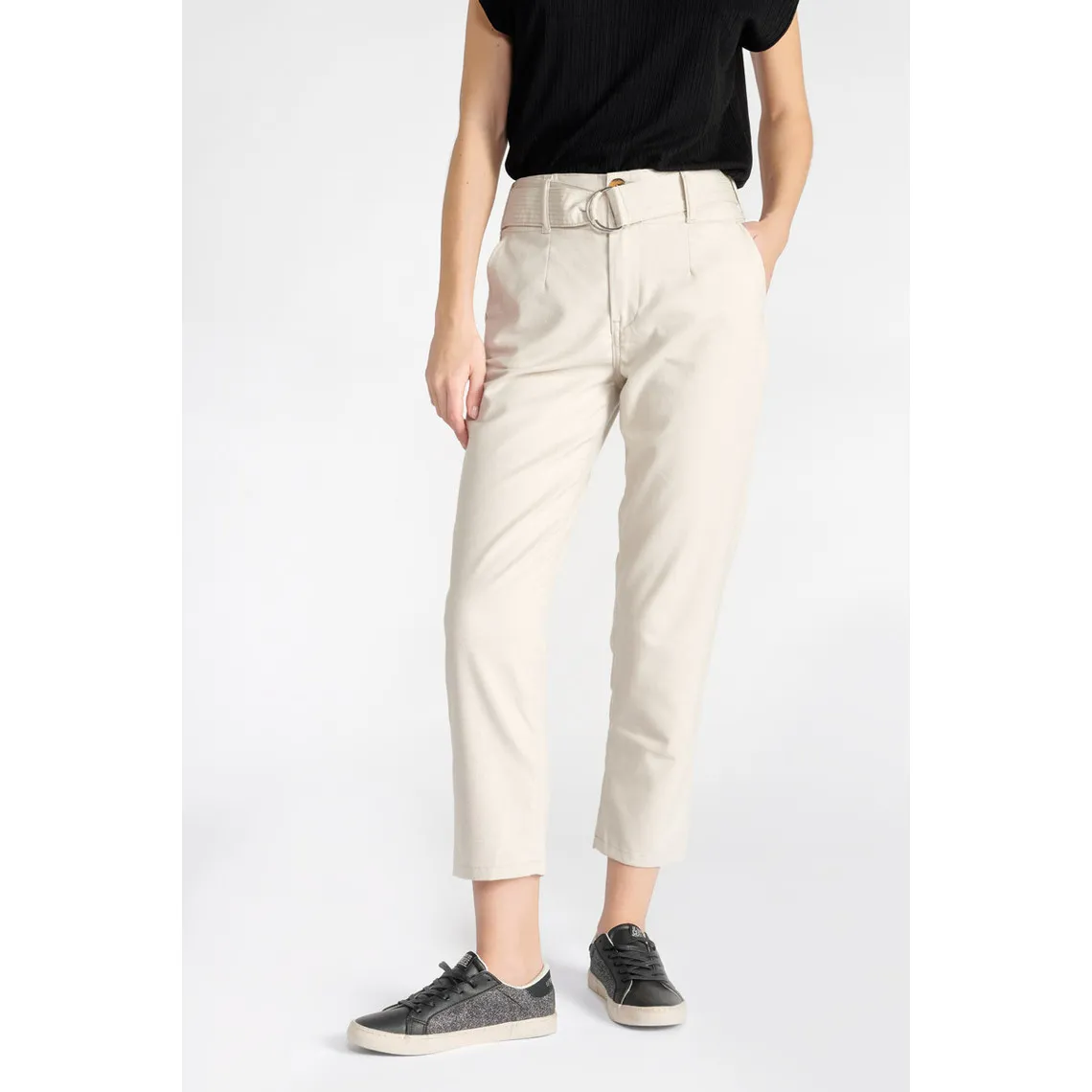 Pantalon droit SERENALU blanc | 3 Suisses