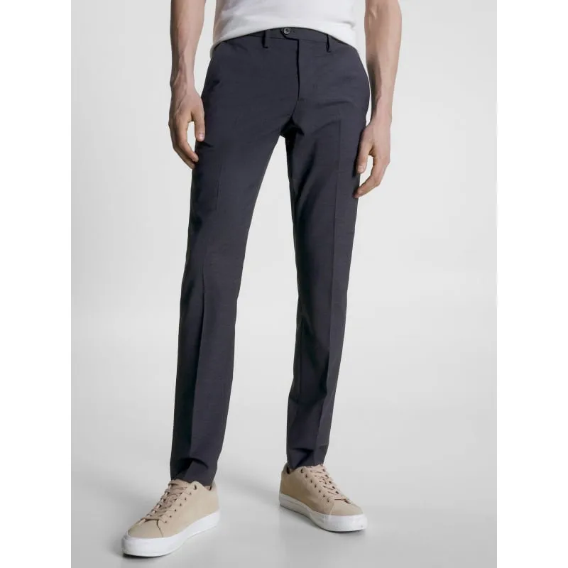 Pantalon laine hampton bleu marine homme - Tommy Hilfiger | wimod