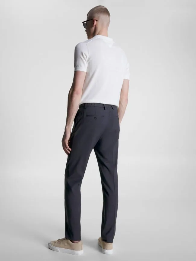 Pantalon laine hampton bleu marine homme - Tommy Hilfiger | wimod