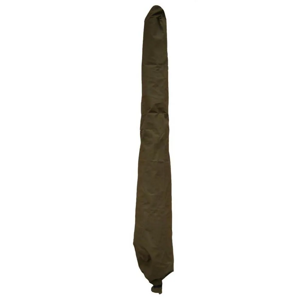 Parasol forain 300x250cm vert et ivoire armature + toile + housse