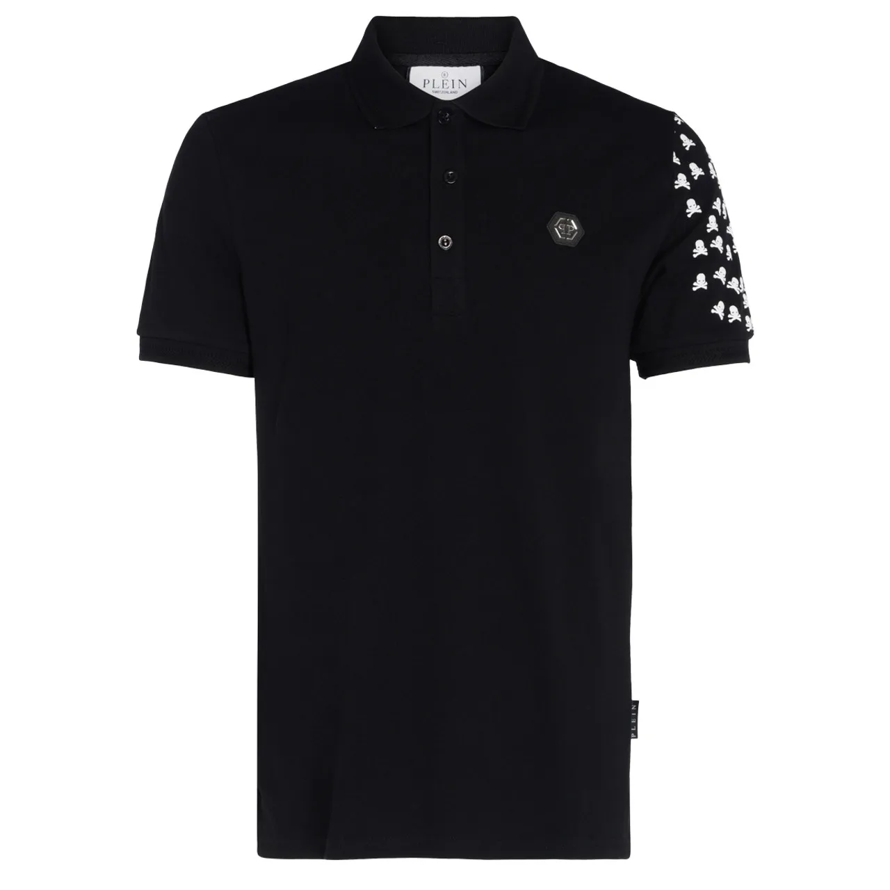 Philipp Plein Polo Skull&Bones noir