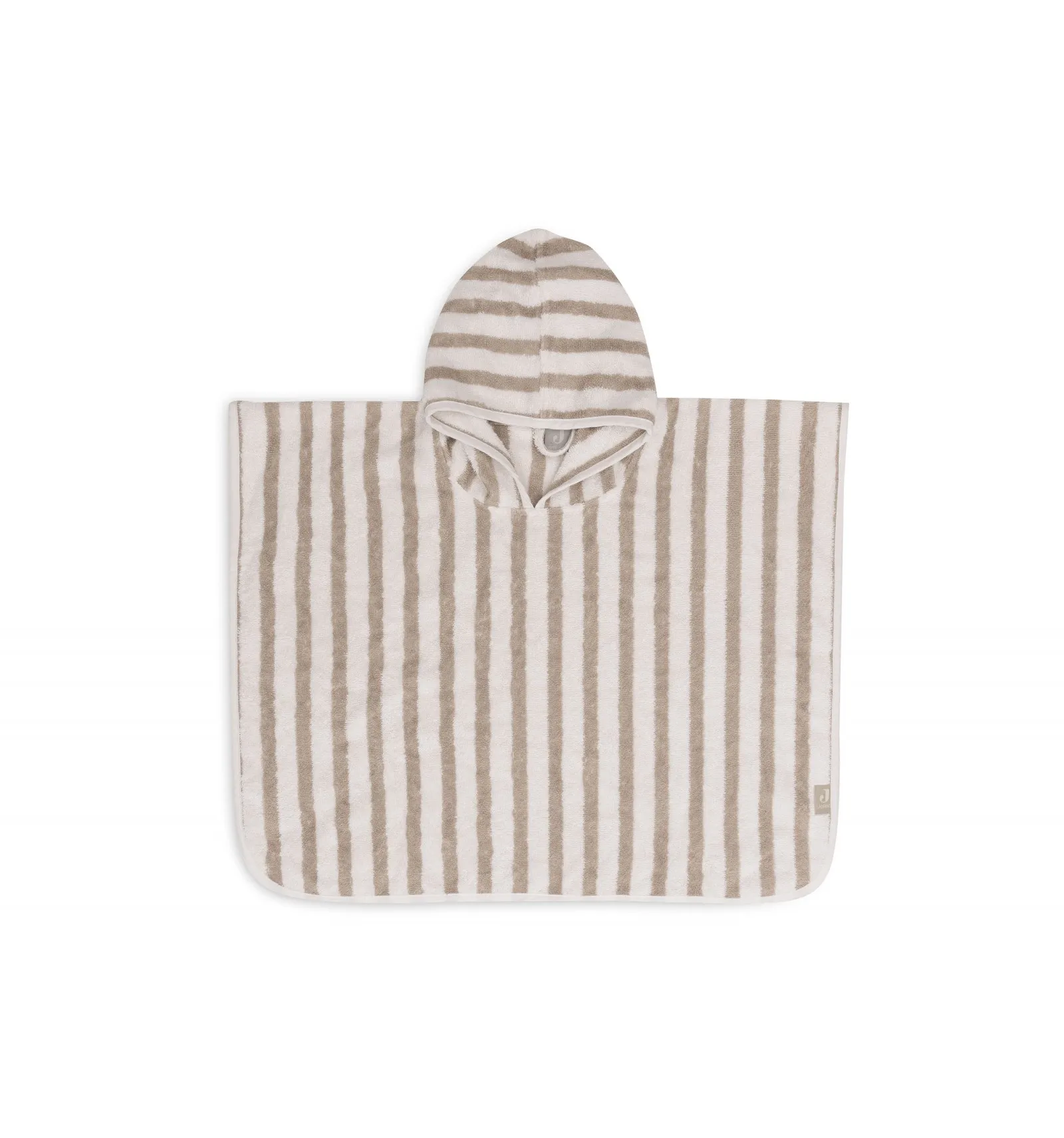 Poncho de bain rayé Olive-Jollein