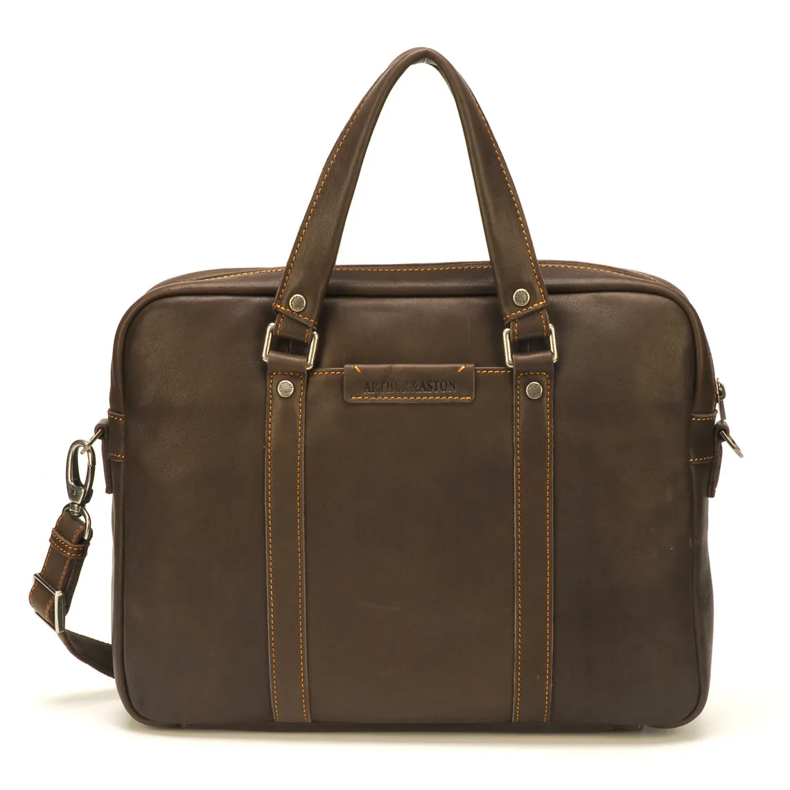 Porte-document homme cuir châtaigne marron Johanny | 3 Suisses