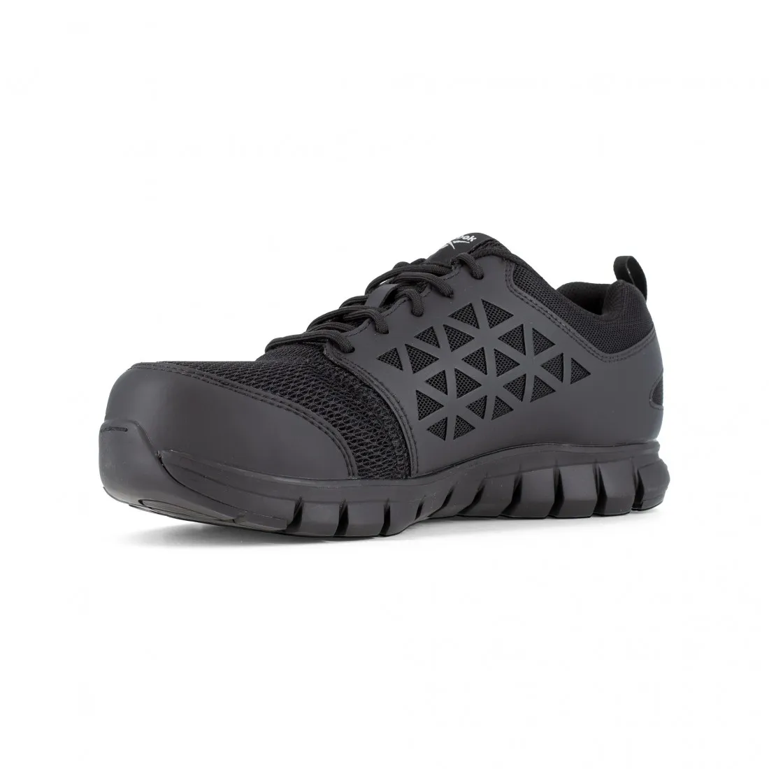 Reebok - Chaussures de sécurité basses noire en microfibres et nylon embout aluminium S1P SRC ESD