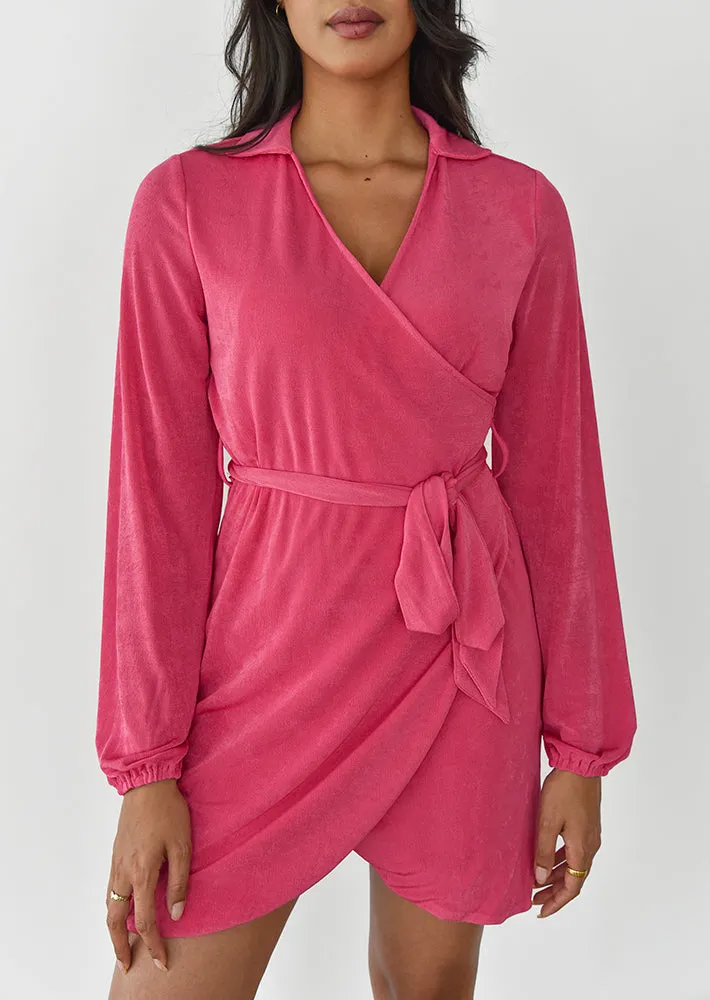Robe cache-coeur fluide