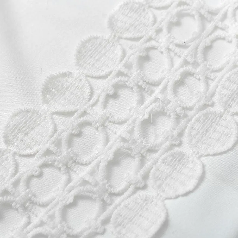 Robe De Demoiselle D'Honneur Bohème En Dentelle Blanche