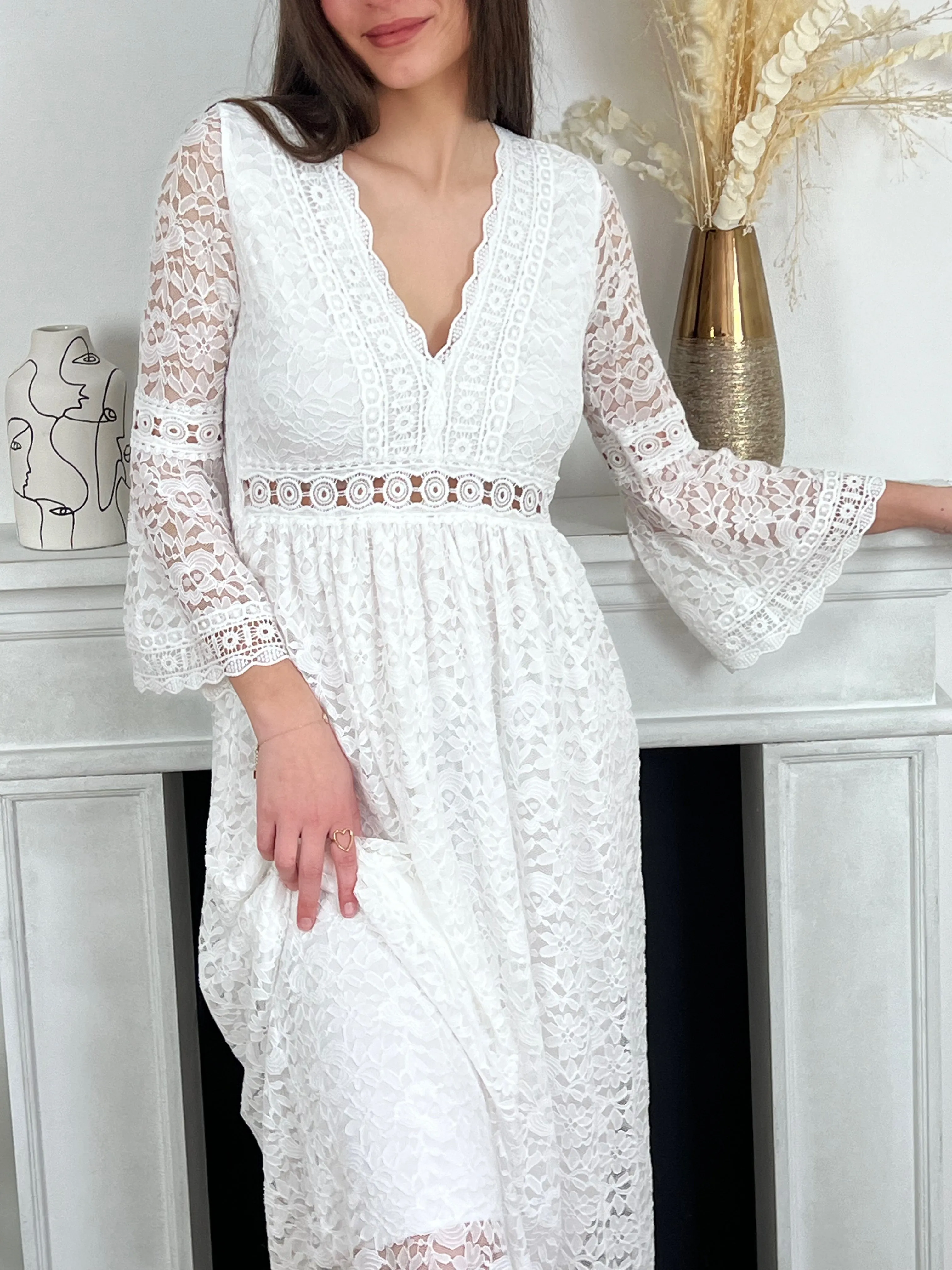 Robe en dentelle : Saria