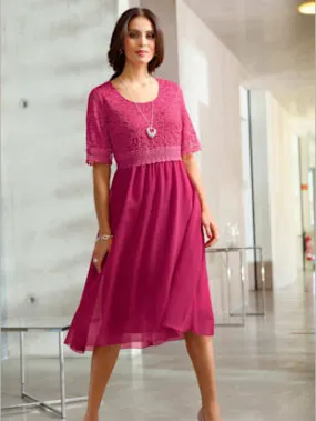 Robe en dentelle qualité tissée