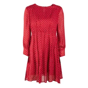 Robe fluide avec imprimé Aboodi Tootsi rouge Femme AMERICAN VINTAGE à 