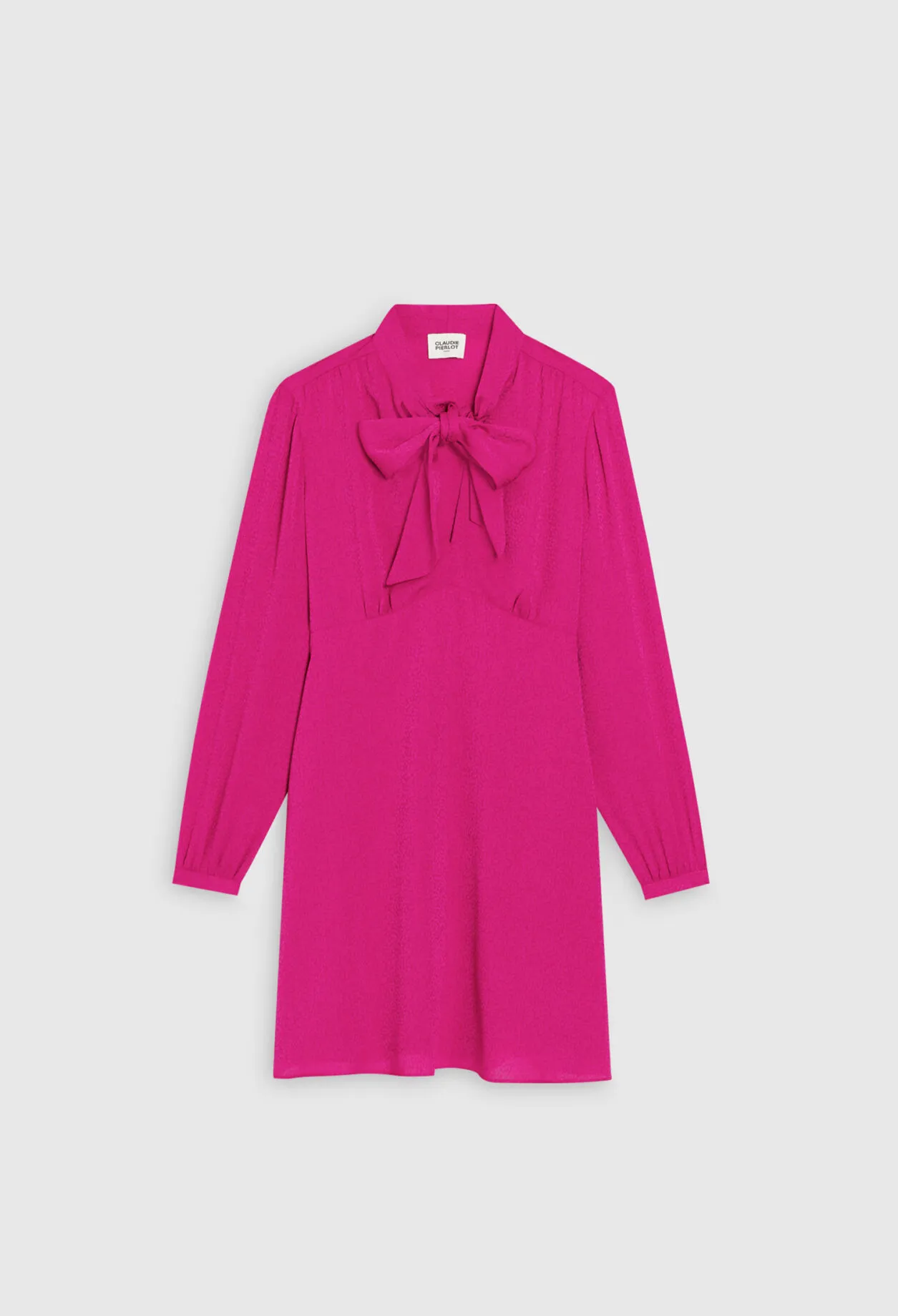 Robe fluide col lavallière | Claudie FR