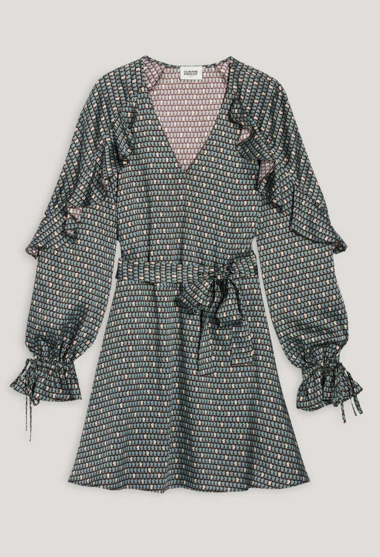 Robe fluide évasée imprimée | Claudie FR