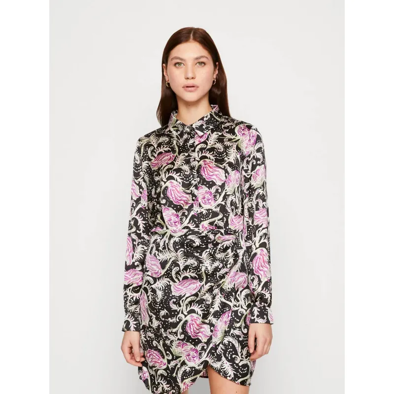 Robe fluide motif floral muticolore femme - Molly Bracken | wimod