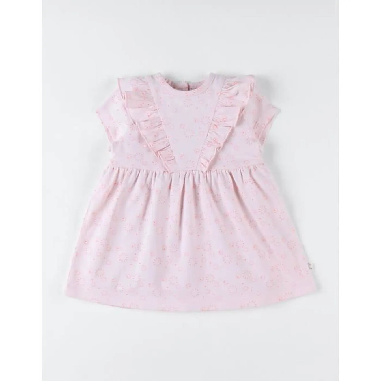 Robe imprimé feux d'artifice en jersey rose - Noukies