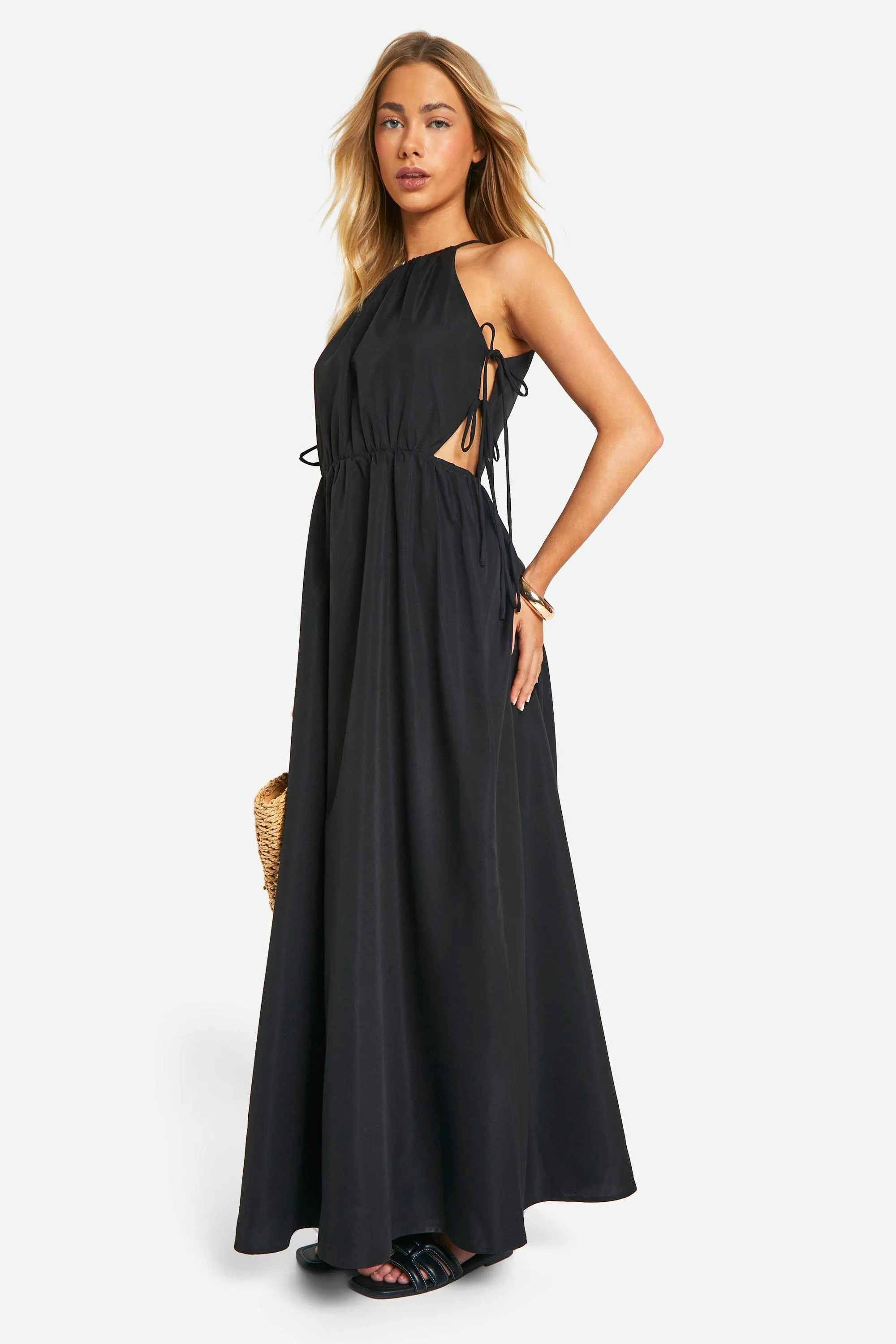 Robe longue nouée