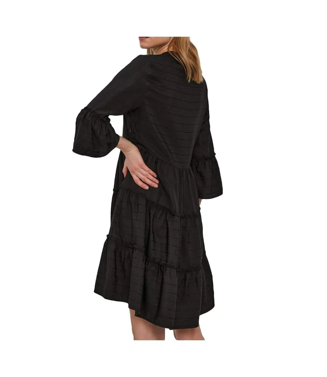 Robe Noire Femme Vila Vietna