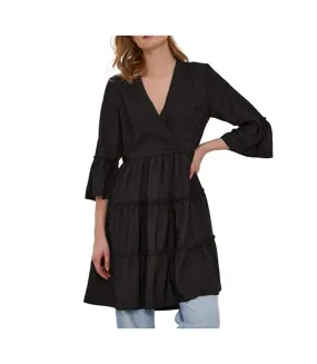 Robe Noire Femme Vila Vietna