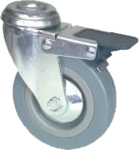 Roue pivotante ø150+boulon avec frein