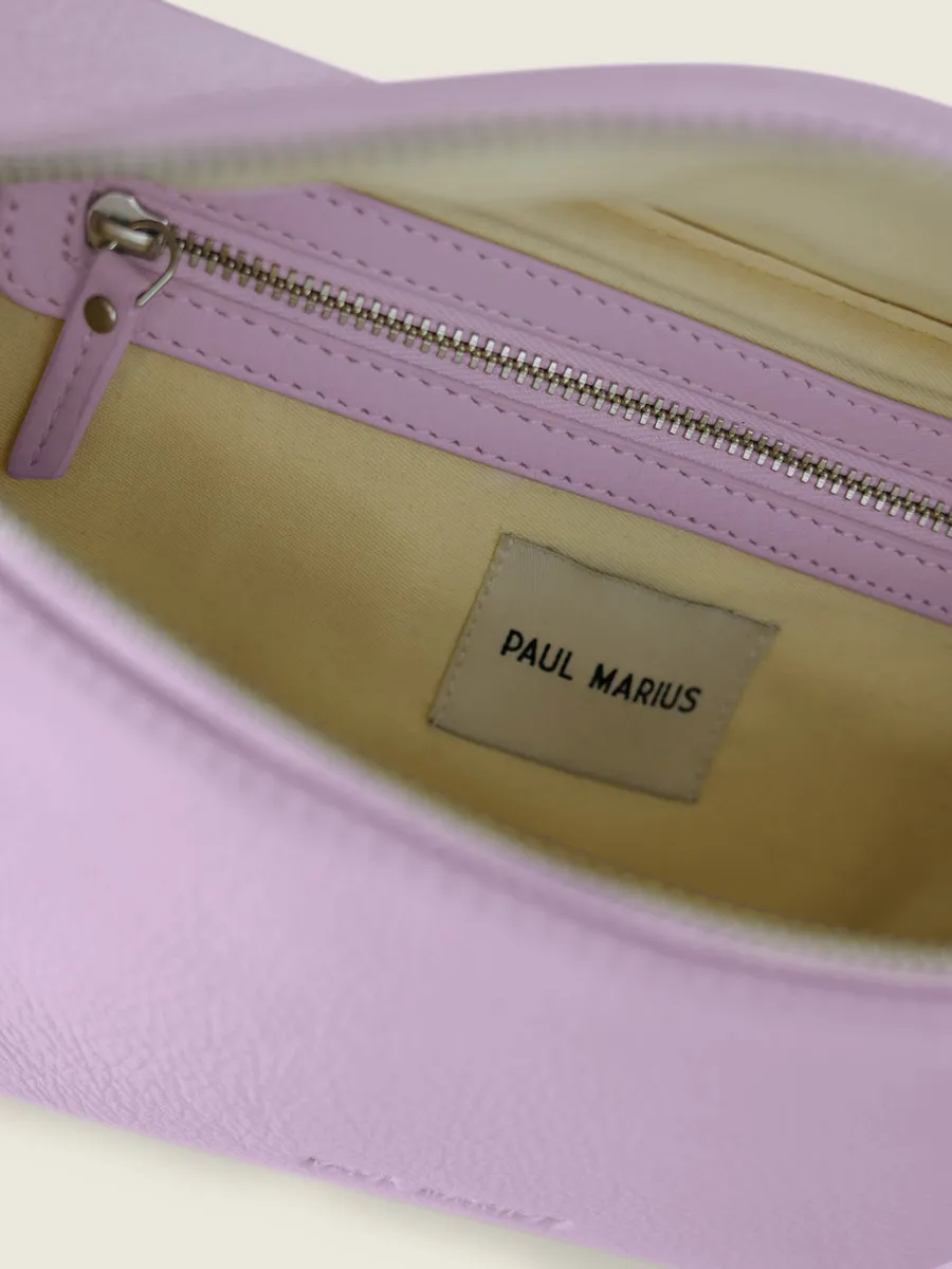 SAC BANANE EN CUIR VIOLET LaBanane Pastel - Lilas