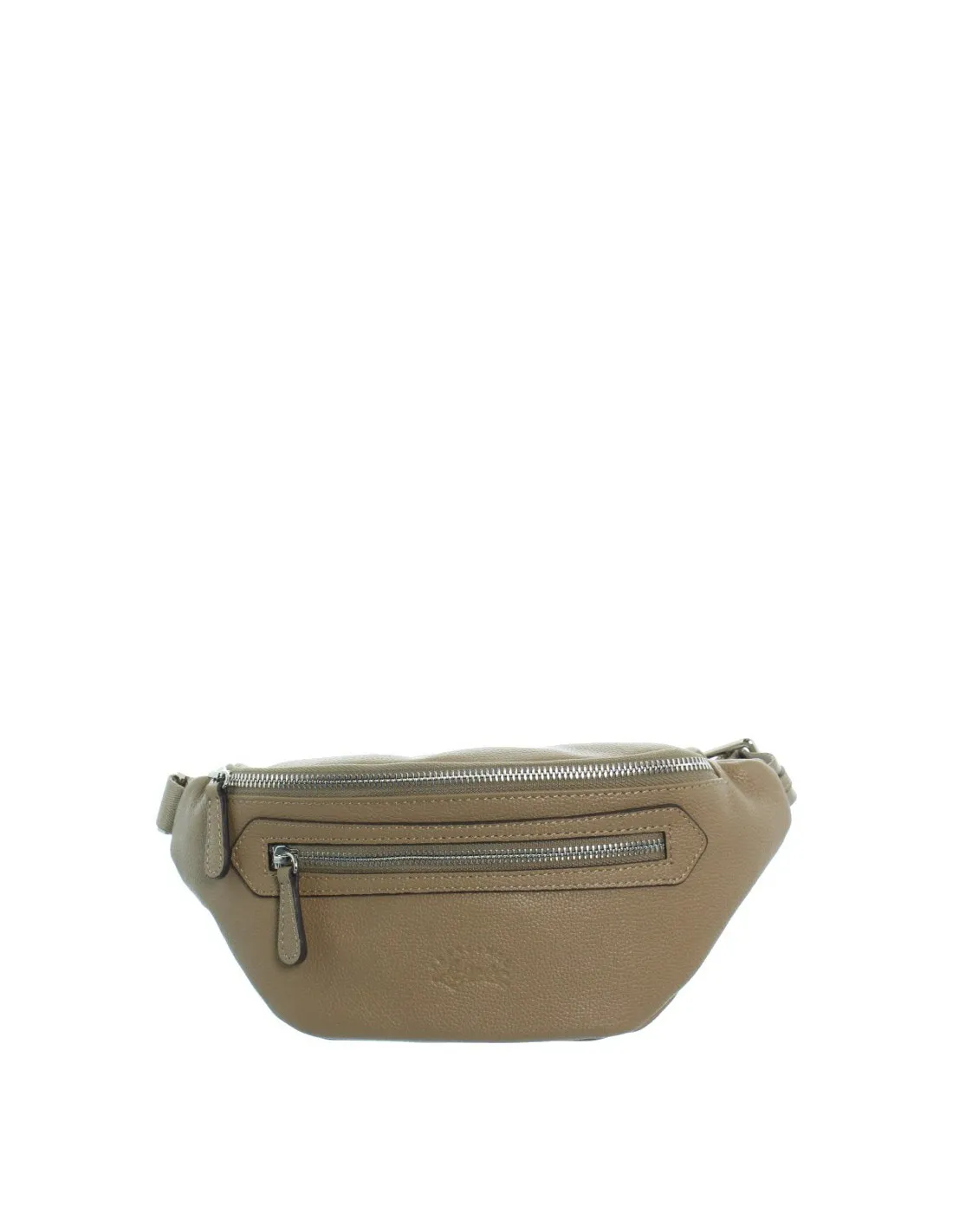 Sac banane Francinel en cuir ref_45951 Taupe 28*14*6