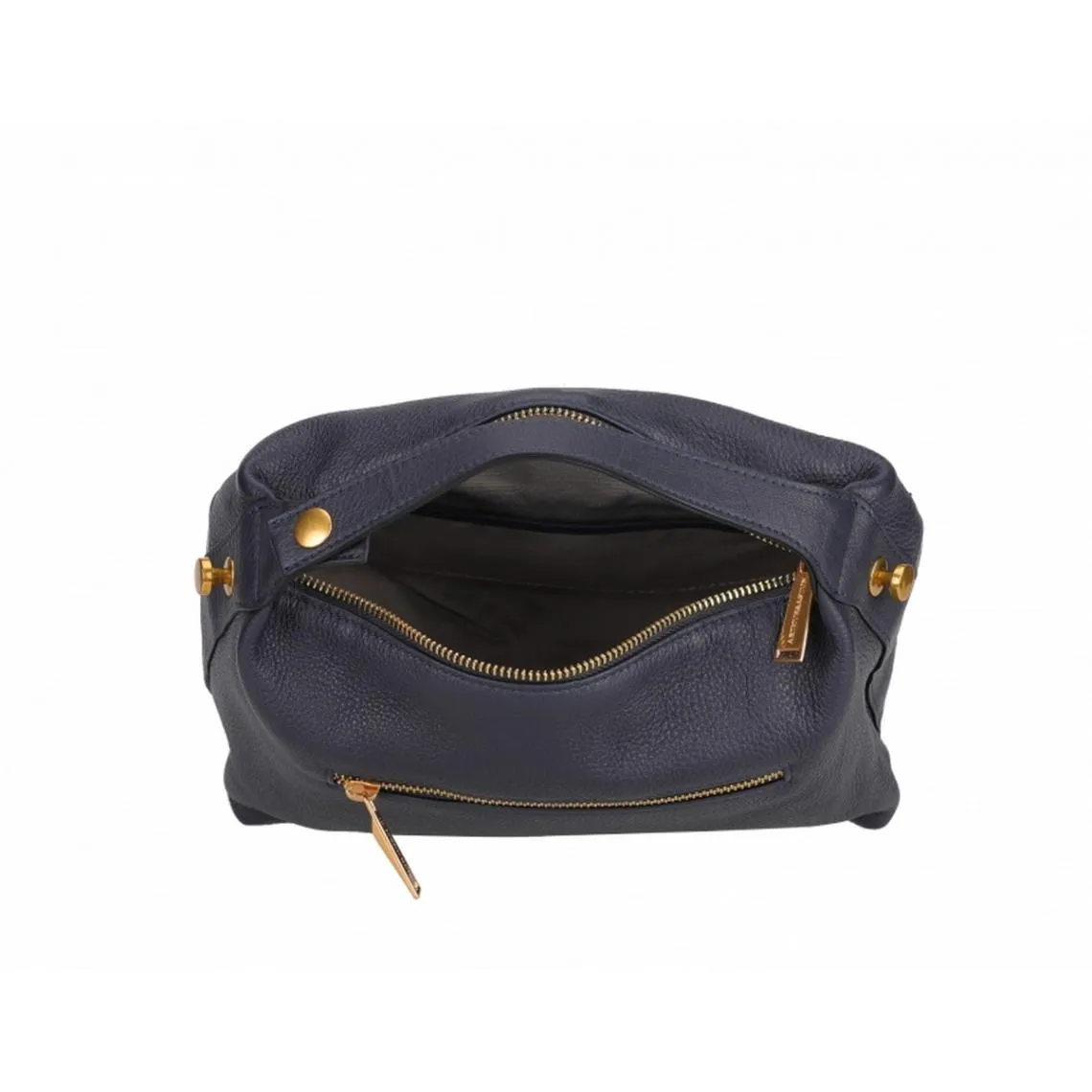 Sac épaule en cuir bleu nuit  Camille | 3 Suisses