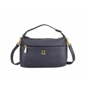 Sac épaule en cuir bleu nuit  Camille | 3 Suisses