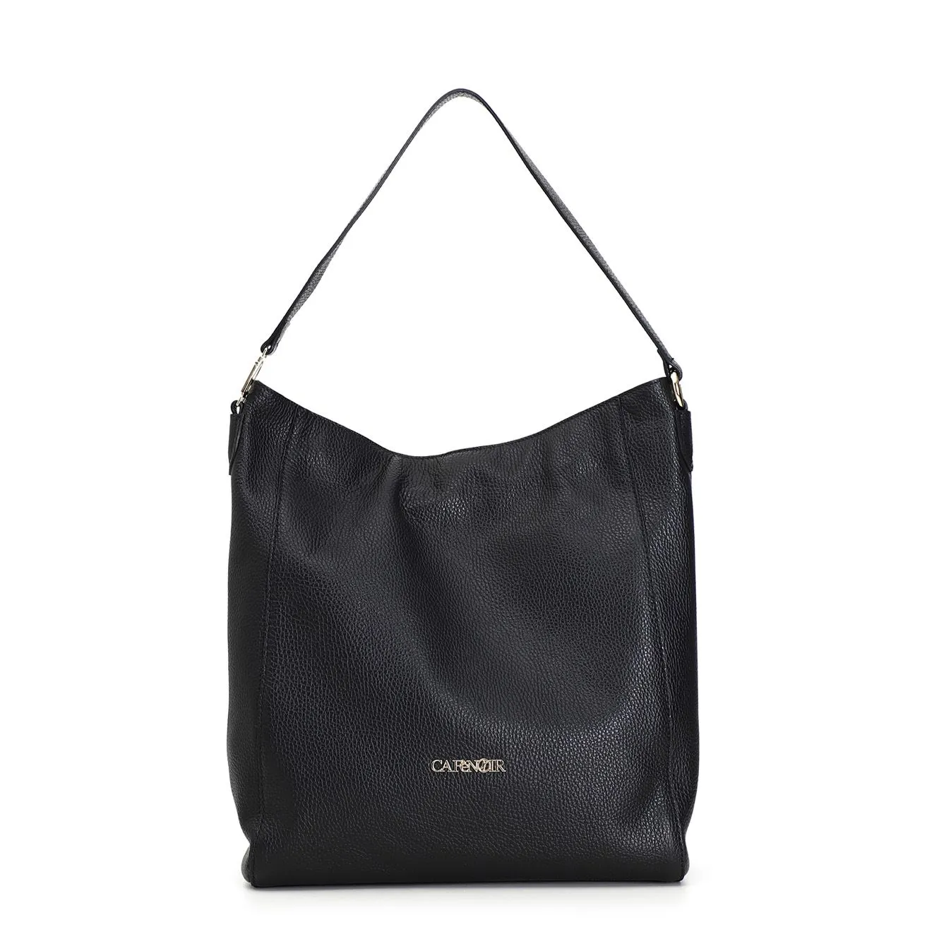 sac en cuir souple avec accessoire cafènoir black - CafèNoir