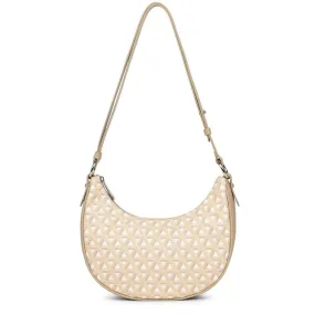 Sac hobo - Beige - IKON IT en cuir | 3 Suisses