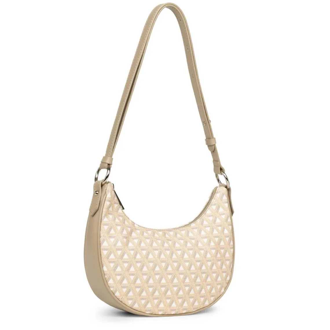 Sac hobo - Beige - IKON IT en cuir | 3 Suisses