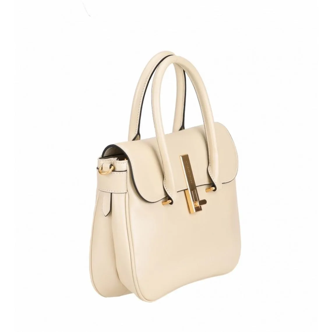 Sac Porté main en cuir beige  Eva | 3 Suisses