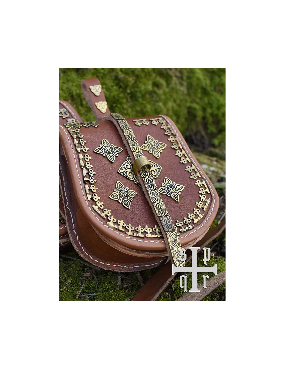 Sac Viking en cuir modèle Birka ⚔️ Boutique Épées