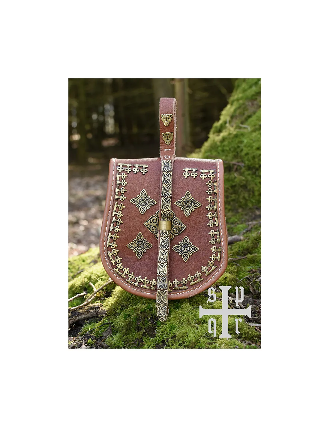 Sac Viking en cuir modèle Birka ⚔️ Boutique Épées