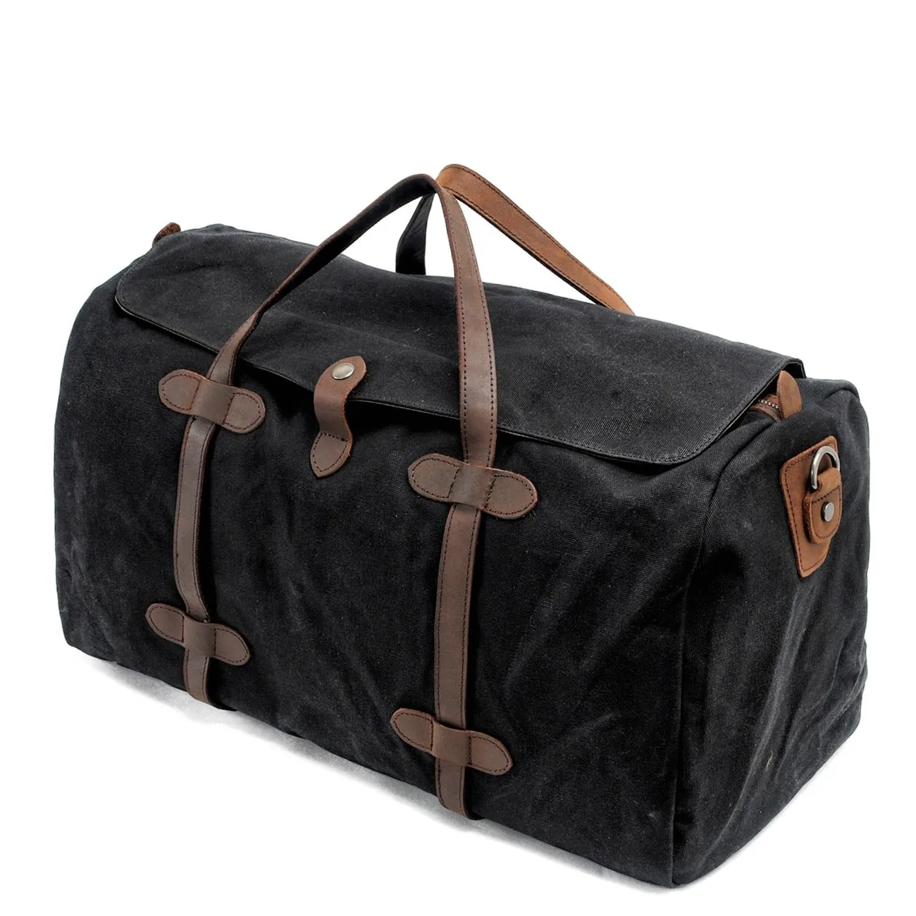 Sac à main de voyage en toile de coton vintage • Vintage Univers