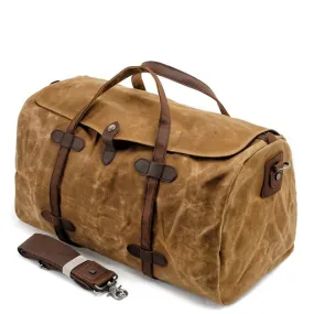 Sac à main de voyage en toile de coton vintage • Vintage Univers