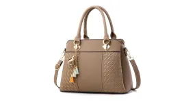 Sac à main femme double porté Camélia Khaki