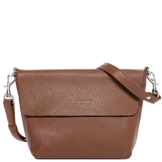 sac à main porté épaule cuir véritable nature cuir lisse nappa noir ou gris clair LIVA sac en cuir avec bretelle