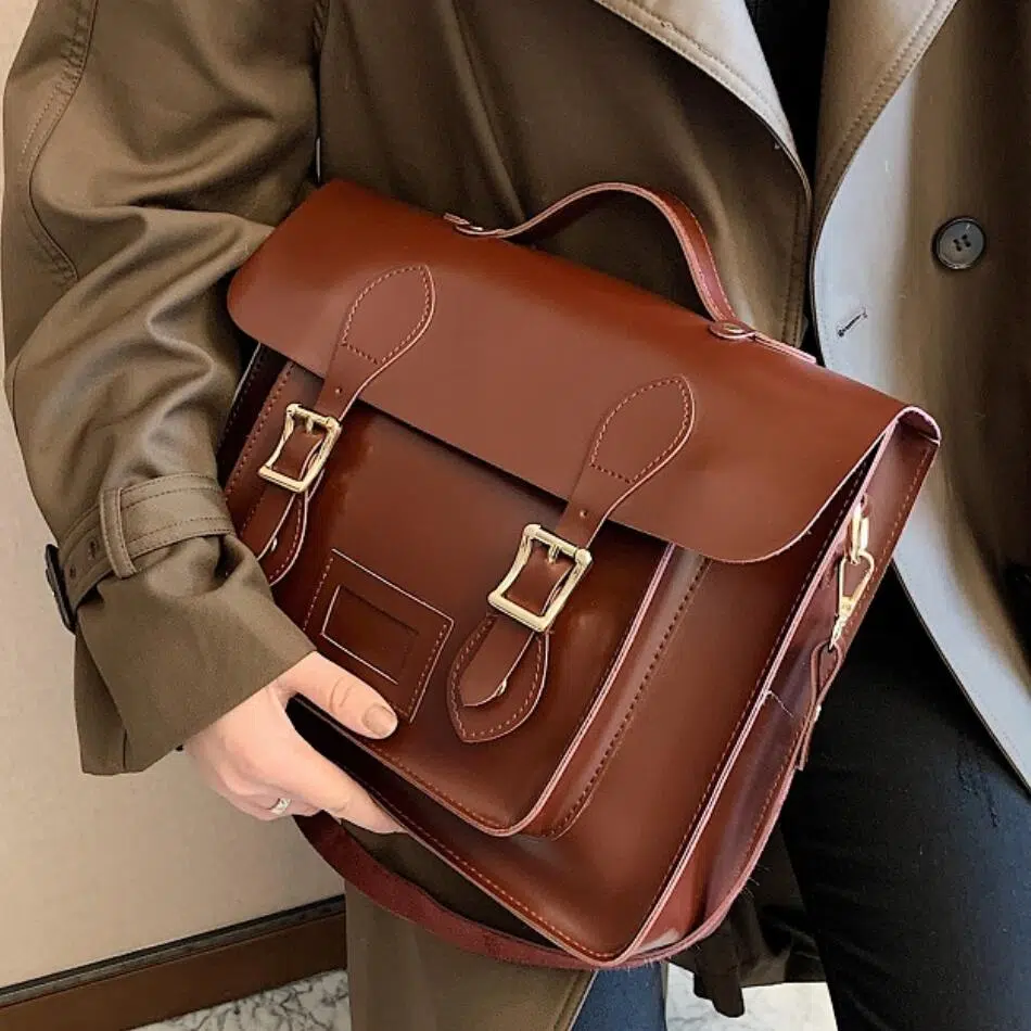 Sac à main pour femme en faux cuir Vintage • Vintage Univers