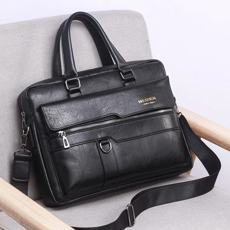 Sac à main rétro en imitation cuir pour homme • Vintage Univers