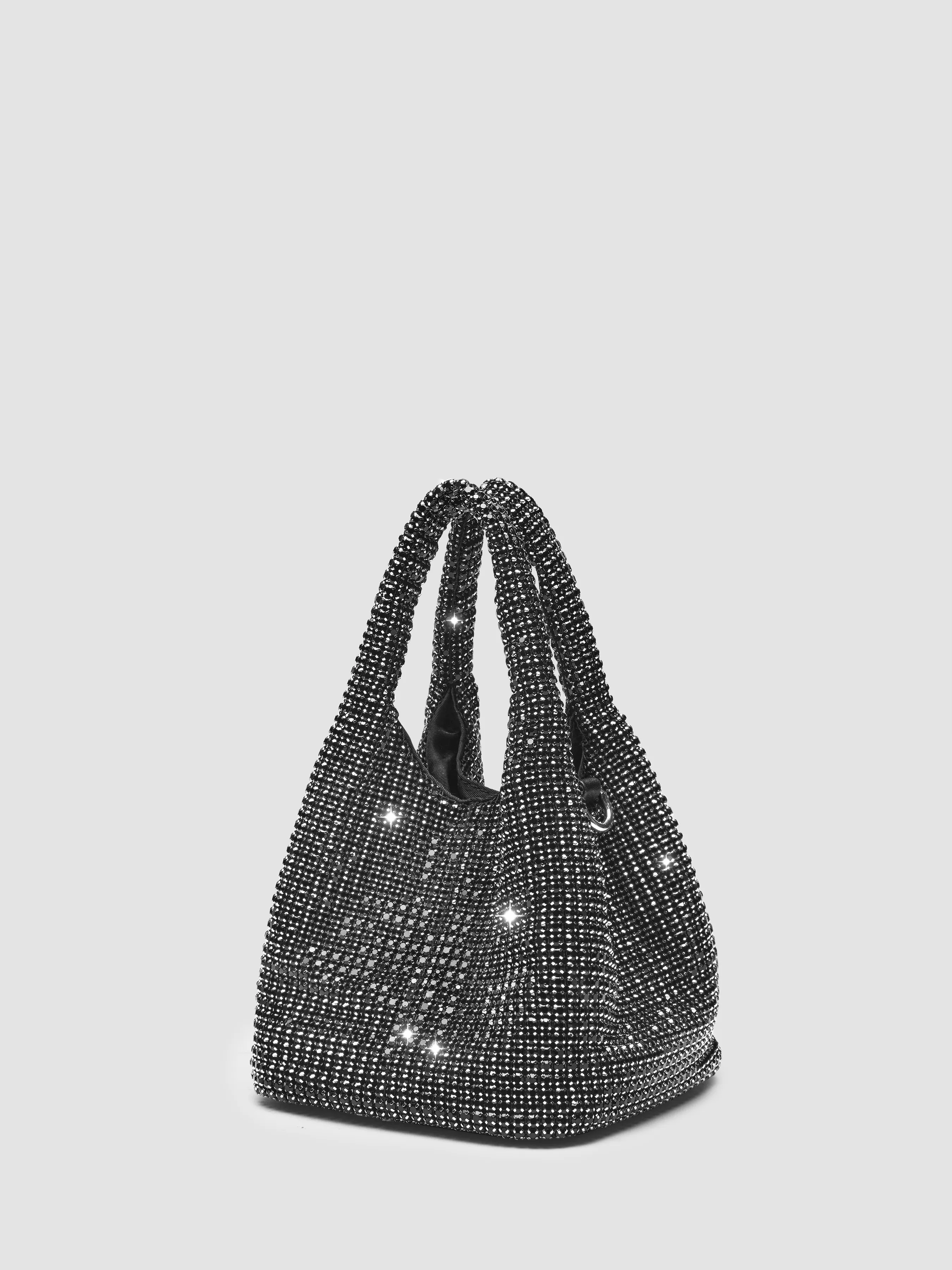 Sac à épaule en faux cuir à double boucle