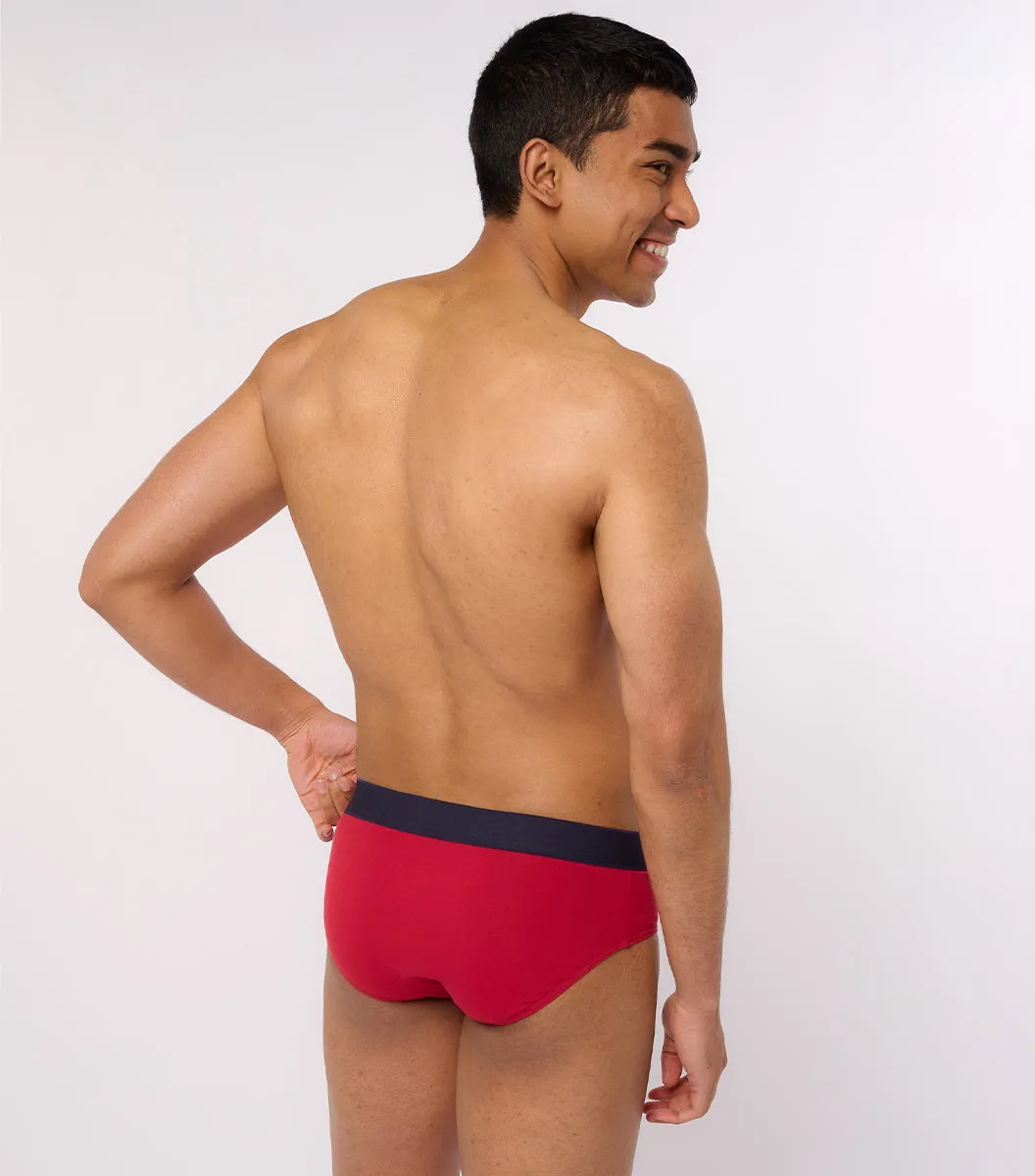 Slip Homme Rouge - Super Papa