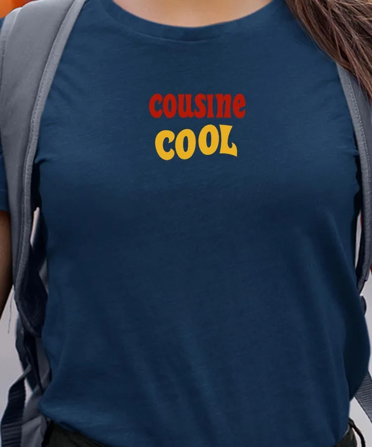 T-Shirt Cousine cool disco Pour femme