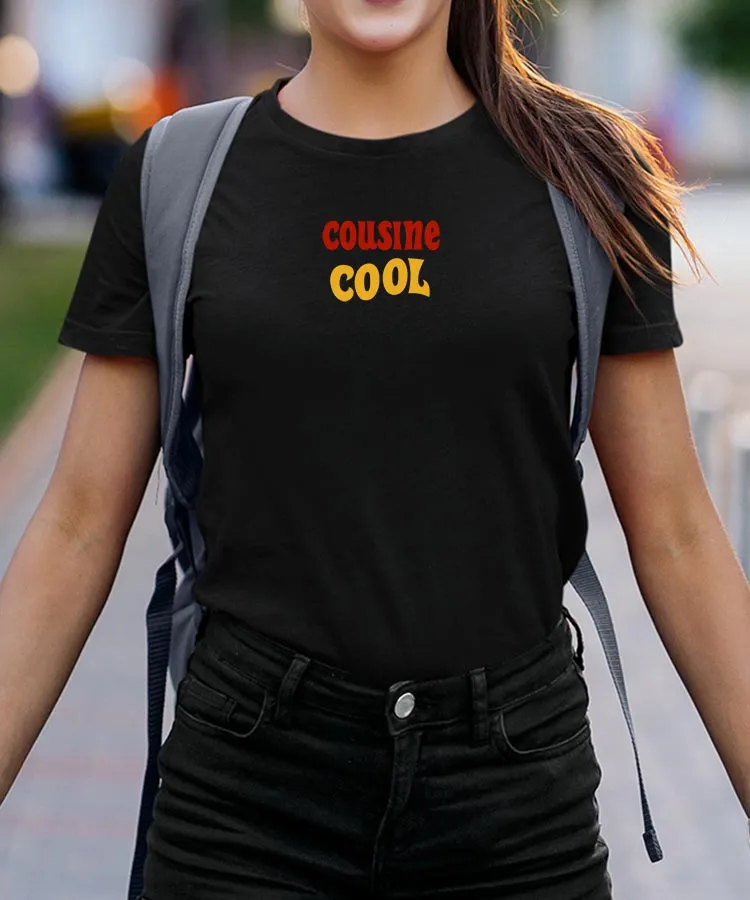 T-Shirt Cousine cool disco Pour femme