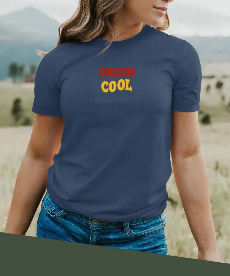 T-Shirt Cousine cool disco Pour femme