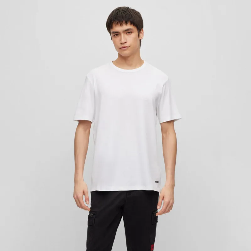 T-SHIRT DOZY HUGO MANCHES COURTES BLANC