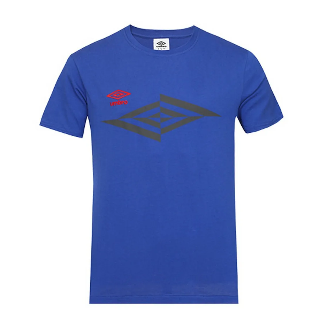 T-shirt manches courtes bleu en coton Umbro - T-shirt / Polo Homme sur MenCorner